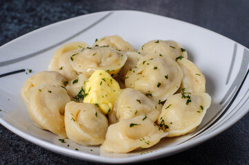 dumplings with mushrooms