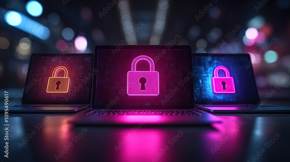 Poster cybersecurity: protecting digital assets with robust encryption