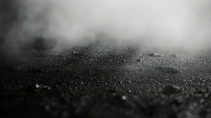 Surface covered with a thin layer of dust