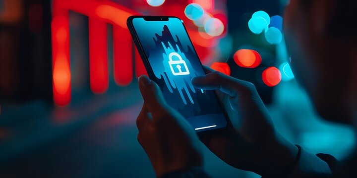 VPN Virtual Private Network Protocol Concept: A Person Interacting with Digital Security Interfaces Representing Online Privacy, Data Encryption, and Secure Internet Connections