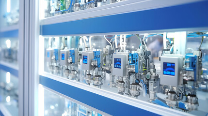 Industrial Machinery Close-up, Technological Illustration