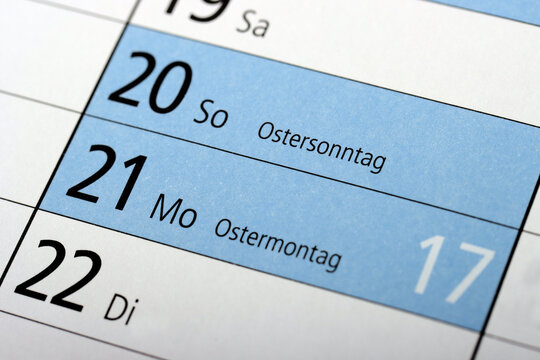 Ostersonntag und Ostermontag