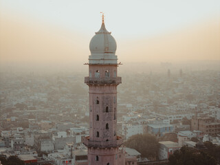 mosque in the morning