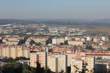 Views from the city Castelo Branco in Portugal, on May 11, 2024