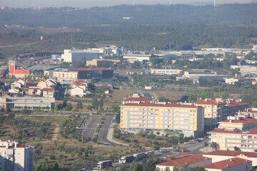 Fototapeta premium Views from the city Castelo Branco in Portugal, on May 11, 2024