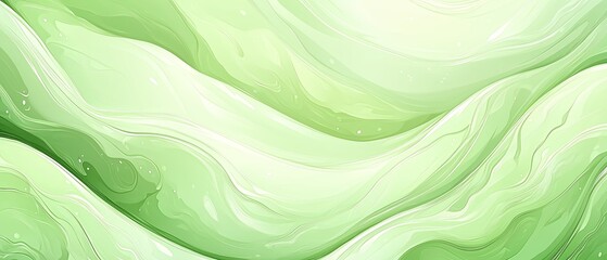 Green background with a wavy line that creates a sense of movement and energy. The line is not perfectly straight, giving the impression of a dynamic and lively scene