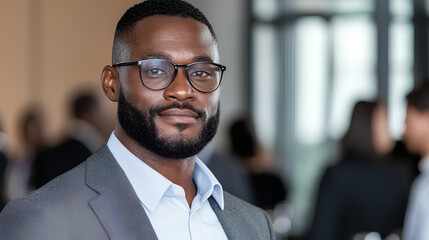 Diverse Networking Event with Business Professionals in Africa