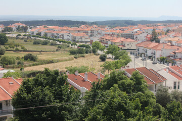 Views from the city Castelo Branco in Portugal, on May 11, 2024