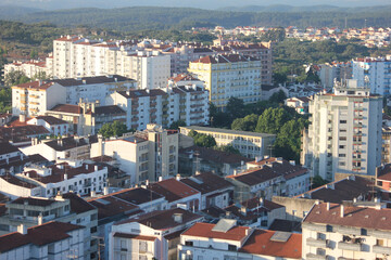 Views from the city Castelo Branco in Portugal, on May 11, 2024