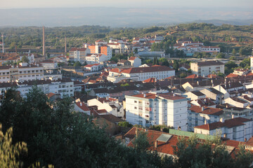 Views from the city Castelo Branco in Portugal, on May 11, 2024