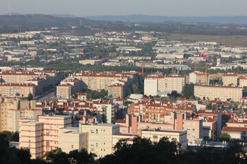 Obraz premium Views from the city Castelo Branco in Portugal, on May 11, 2024