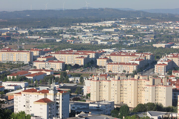 Views from the city Castelo Branco in Portugal, on May 11, 2024