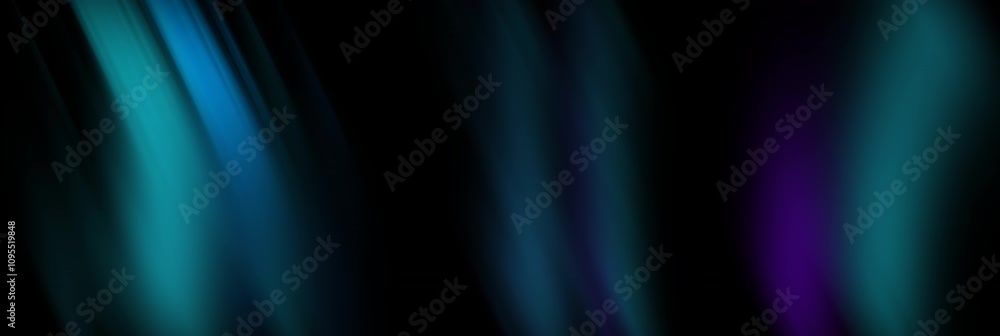 Poster abstract colorful wave on a black background. smooth motion line animation. linear wave, graphic sha