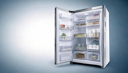  Open Refrigerator Or Fridge Door 