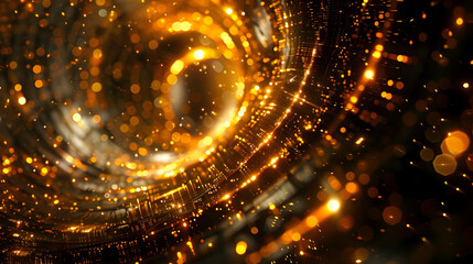 Naklejka premium Golden Abstract Background Illustration