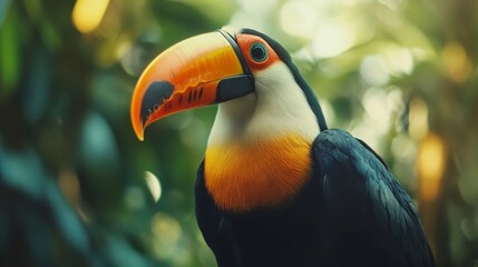 Obraz premium beautifull toucan close up photo