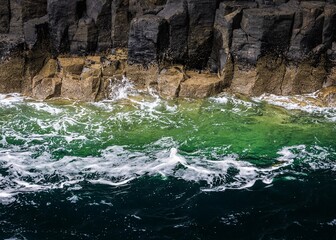 waves on basalt