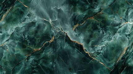 Green Marble Texture Background with Natural Patterns