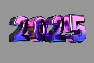 3D 2025 HAPPY NEW YEAR