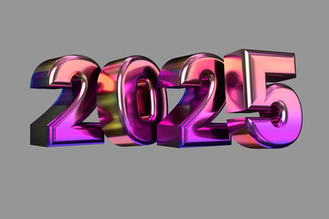 3D 2025 HAPPY NEW YEAR