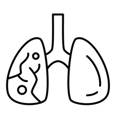 Lung Infection Icon