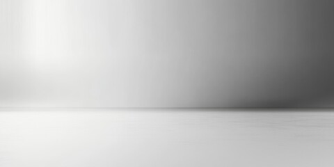 Obraz premium Minimalist Blank Gray Gradient Background for Product Display and Presentation