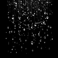 Obraz premium water drops background
