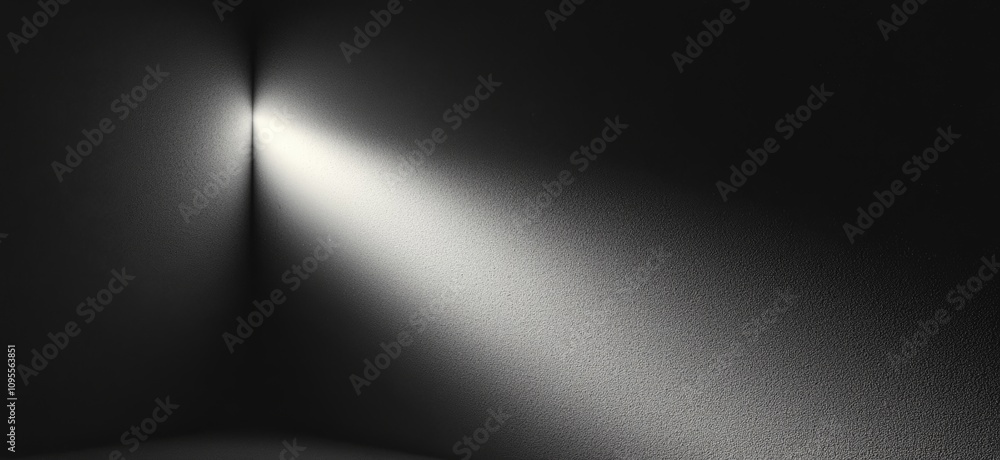 Poster black and white gradient abstract light and shadow texture background for minimal poster design