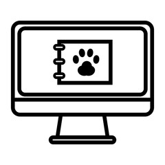 veterinary Line Icon