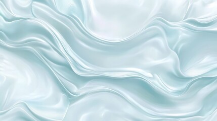 Fototapeta premium A blue and white fabric with a wave pattern