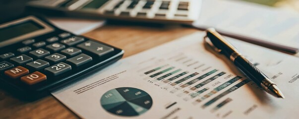 Analyzing currency values financial report insights office setting closeup view business concept