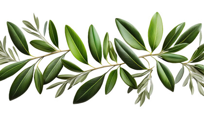 Olive Leaves Border Design Realistic Greenery Clipart for Wedding Invitations Greeting Cards Save the Date and Stationery