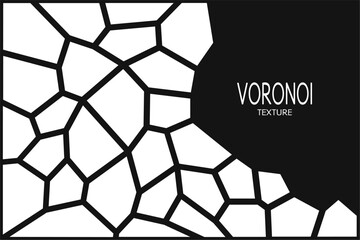Voronoi vector,Voronoi Texture stone arrangement background,Cracked glass mosaic