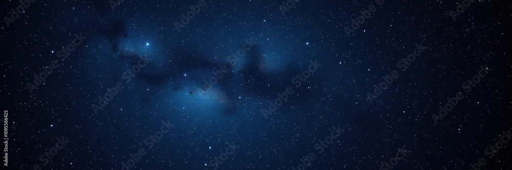 Wall mural celestial dance of stars in a vast galaxy, stardust, space