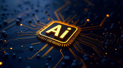 AI, Artificial Intelligence, Social Media Concept. 