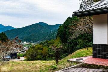 バス旅行での秋の風景・日本