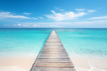 Obraz premium Tropical Island Beach Getaway Vacation Relaxation Serenity