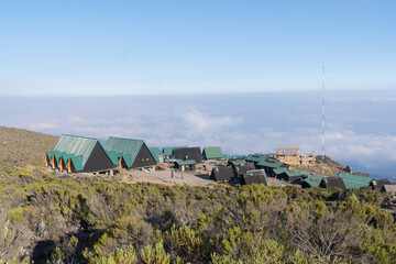 キリマンジャロのマラグルートのロッジ