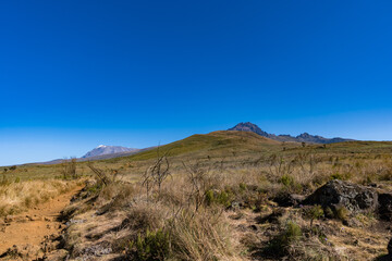 Fototapeta premium タンザニアのキリマンジャロ登山