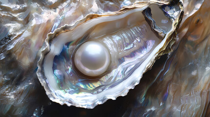 detailed closeup oyster