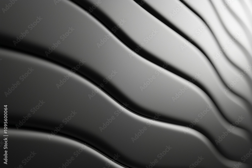 Poster the image is a close up of a black and white wave pattern