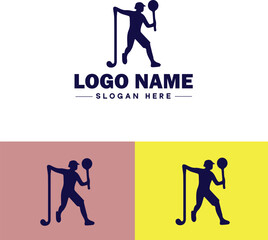 Sports Club icon Athletic club Sports association Recreation club flat logo sign symbol editable vector