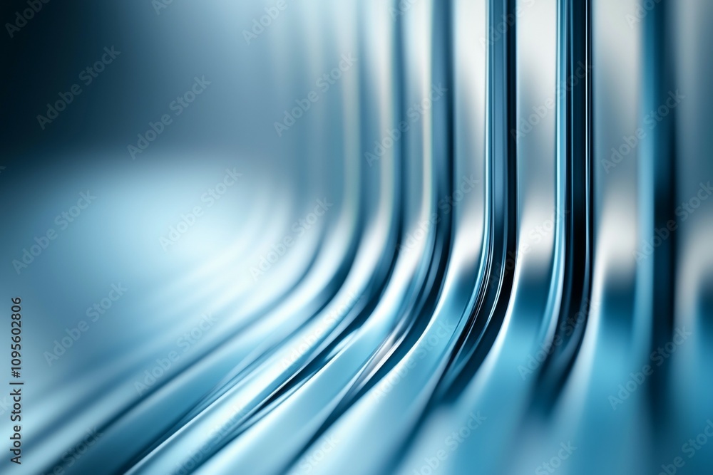 Poster the image is a blue and silver line that appears to be a part of a larger design