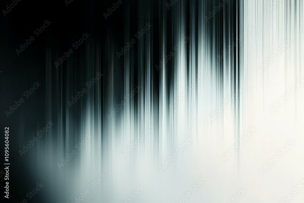 Poster a blurry image of a dark and white background with a few lines