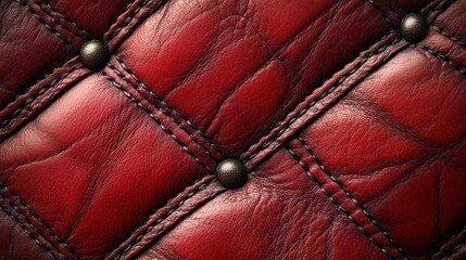 Red Leather Texture