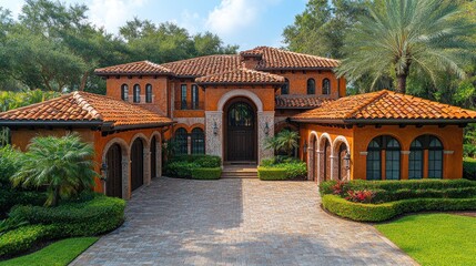 Fototapeta premium Mediterranean Mansion