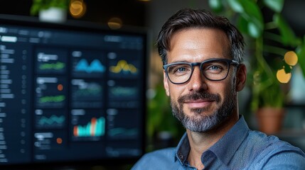 Business Professional Presenting Data Insights