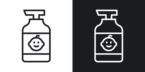 Biogas icon set in blackthin line style.