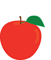 A vector art of an apple.