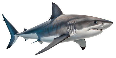 Naklejka premium shark isolated on transparent background